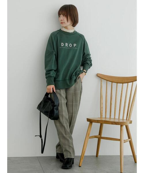 Samansa Mos2 blue（サマンサモスモスブルー）の「チェックタックテーパードパンツ（その他パンツ・レディース・ブラウン/グレー/キナリ・F）」の16枚目の写真