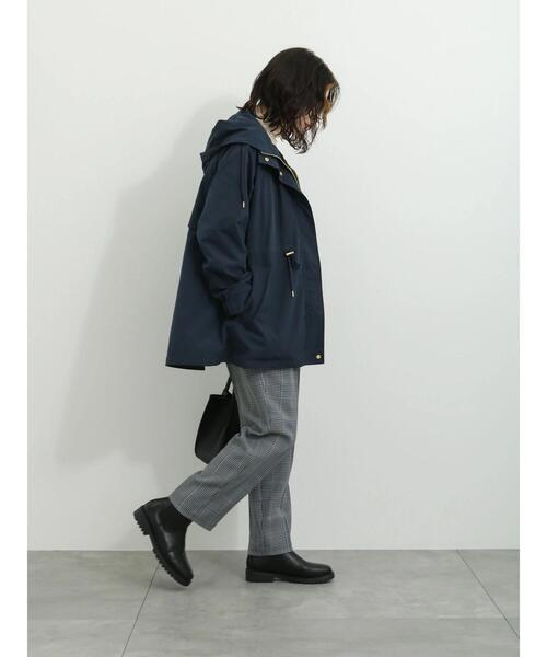 Samansa Mos2 blue（サマンサモスモスブルー）の「チェックタックテーパードパンツ（その他パンツ・レディース・ブラウン/グレー/キナリ・F）」の19枚目の写真