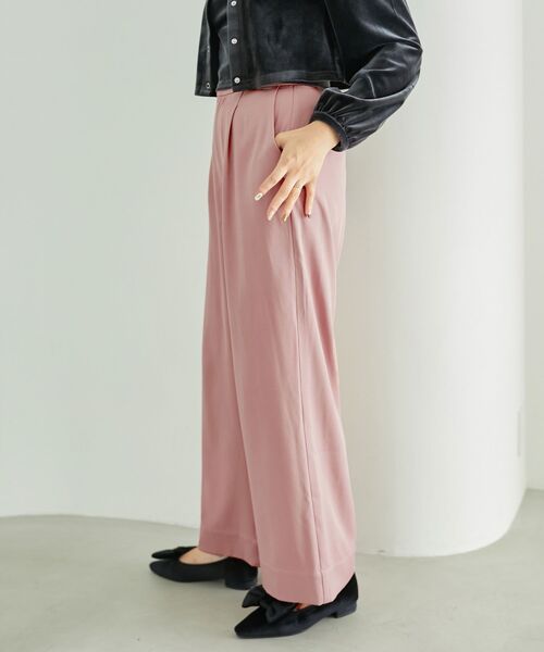 MAJESTIC LEGON（マジェスティックレゴン）の「リボンサス付き3wayパンツ（その他パンツ・レディース・グレー/ブラック/ピンク・MEDIUM）」の9枚目の写真