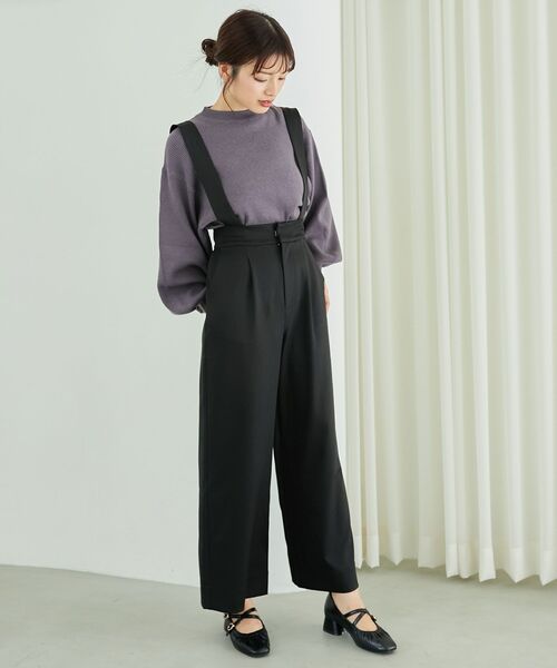 MAJESTIC LEGON（マジェスティックレゴン）の「リボンサス付き3wayパンツ（その他パンツ・レディース・グレー/ブラック/ピンク・MEDIUM）」の21枚目の写真