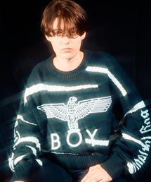【BOY LONDON】BOY Embroidery Puzzle KNIT