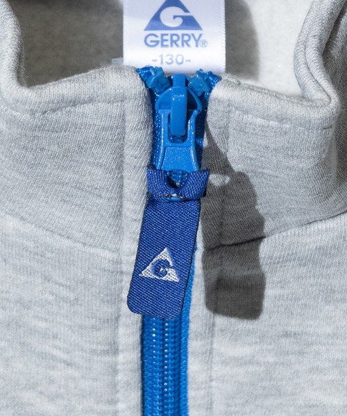 GERRY(ジェリー)の「【30】〔GERRY/ジェリー〕裏起毛 フロントプリント ハーフジッププルオーバー(スウェット・キッズ・ブルー/杢グレー/ブラック・130/150/140/160)」の6枚目の写真