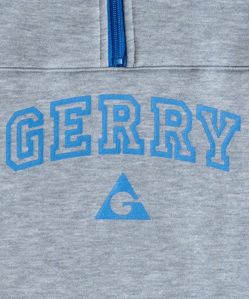 GERRY(ジェリー)の「【30】〔GERRY/ジェリー〕裏起毛 フロントプリント ハーフジッププルオーバー(スウェット・キッズ・ブルー/杢グレー/ブラック・130/150/140/160)」の9枚目の写真
