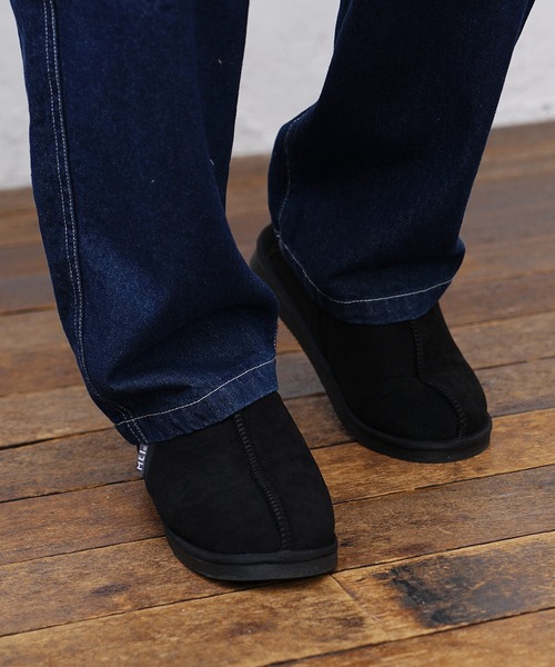 MinoriTY(マイノリティ)の「【MEI】”履く毛布”もこもこ裏起毛ムートンシューズ スリッパ サンダル メンズ ウィメンズ【MinoriTY】(サンダル・メンズ・ブラック/キャメル/グレー・S/M/L)」の17枚目の写真