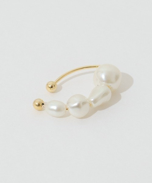 flower(フラワー)の「フローイングパールイヤーカフ(イヤーカフ・レディース・シルバー/ゴールド・FREE)」の11枚目の写真