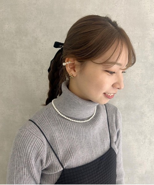 flower(フラワー)の「フローイングパールイヤーカフ(イヤーカフ・レディース・シルバー/ゴールド・FREE)」の14枚目の写真