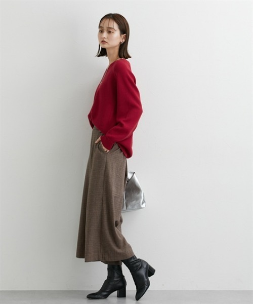 nissen(ニッセン)の「両面起毛 タブ付ワイドパンツ(その他パンツ・レディース・ブラウン系/ブラック/グレー系/ネイビー系/アイボリー/ブラック系その他/グレー系その他/ブラウン系1・S/L/LL/M)」の17枚目の写真