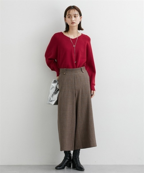 nissen(ニッセン)の「両面起毛 タブ付ワイドパンツ(その他パンツ・レディース・ブラウン系/ブラック/グレー系/ネイビー系/アイボリー/ブラック系その他/グレー系その他/ブラウン系1・S/L/LL/M)」の19枚目の写真