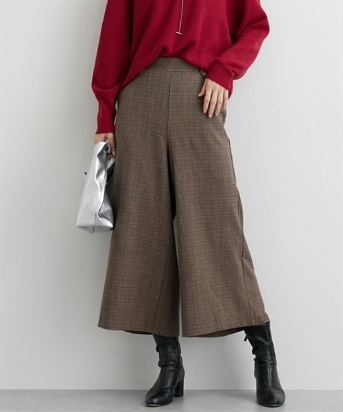 nissen(ニッセン)の「両面起毛 タブ付ワイドパンツ(その他パンツ・レディース・ブラウン系/ブラック/グレー系/ネイビー系/アイボリー/ブラック系その他/グレー系その他/ブラウン系1・S/L/LL/M)」の21枚目の写真