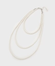 【マルチWAY】3点セットパール調ネックレス