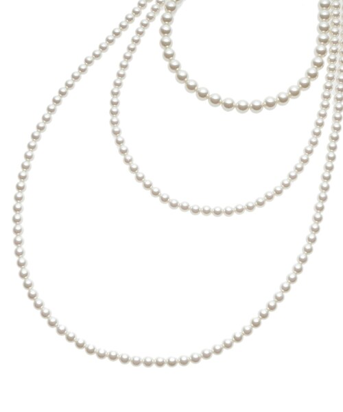 INDIVI（インディヴィ）の「【マルチWAY】3点セットパール調ネックレス（ネックレス・レディース・オフホワイト/ホワイト系8・00）」の10枚目の写真