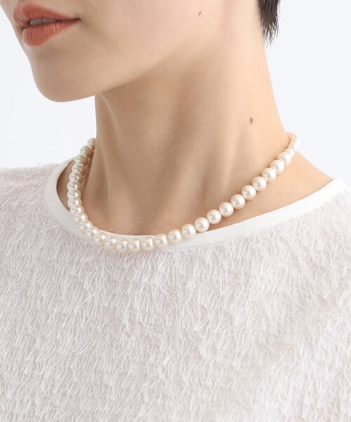 INDIVI（インディヴィ）の「【マルチWAY】3点セットパール調ネックレス（ネックレス・レディース・オフホワイト/ホワイト系8・00）」の5枚目の写真
