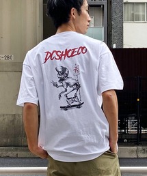 【ムラサキスポーツ限定】DC/ディーシー 半袖Tシャツ バックプリント スカル ワイドフィット DST241094