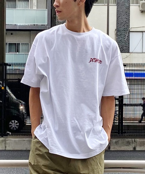DC（ディーシー）の「【ムラサキスポーツ限定】DC/ディーシー 半袖Tシャツ バックプリント スカル ワイドフィット DST241094（Tシャツ/カットソー・メンズ・ブラック/ホワイト・L/M/XL/2XL）」の5枚目の写真