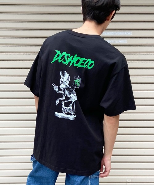 DC（ディーシー）の「【ムラサキスポーツ限定】DC/ディーシー 半袖Tシャツ バックプリント スカル ワイドフィット DST241094（Tシャツ/カットソー・メンズ・ブラック/ホワイト・L/M/XL/2XL）」の20枚目の写真