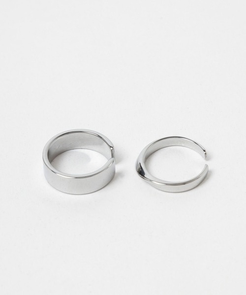 HARE（ハレ）の「ステンレスダブルリング(HARE)（リング・メンズ・シルバー系その他/シルバー系その他2・FREE）」の6枚目の写真