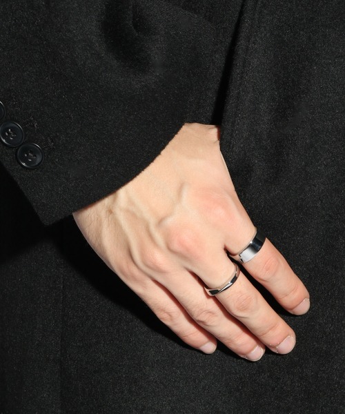 HARE（ハレ）の「ステンレスダブルリング(HARE)（リング・メンズ・シルバー系その他/シルバー系その他2・FREE）」の12枚目の写真