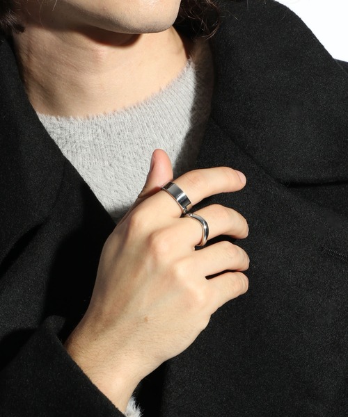 HARE（ハレ）の「ステンレスダブルリング(HARE)（リング）」 - WEAR