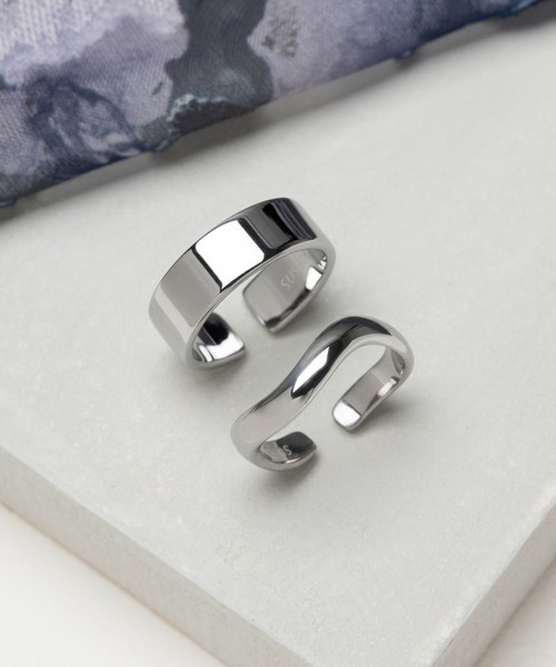 HARE（ハレ）の「ステンレスダブルリング(HARE)（リング・メンズ・シルバー系その他/シルバー系その他2・FREE）」の15枚目の写真
