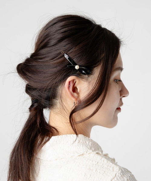 ALEXANDRE DE PARIS(アレクサンドルドゥパリ)の「ALEXANDRE DE PARIS BALL PIN アレクサンドル ドゥ パリ ボールピン(ヘアピン・レディース・ブラック・FREE)」の8枚目の写真