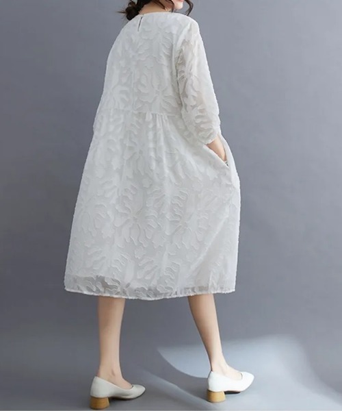 H.TOKYO NUIT(エイチトウキョウニュイ)の「オケージョンドレス/フレアワンピース【結婚式/パーティードレス】(ドレス・レディース・ベージュ/ホワイト/ブラック・MEDIUM/LARGE/XX-LARGE/X-LARGE)」の11枚目の写真