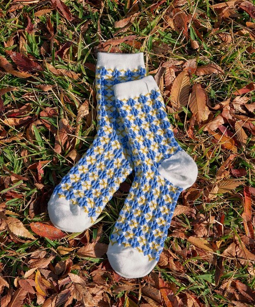 タイツ・ソックス Jacquard Logo Wool Tights Apparel - アパレル - > タイツ/ソックス – 【公式】Quantize