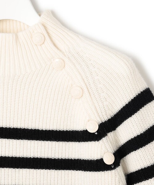 23区(ニジュウサンク)の「【洗える】ウールカシミヤ パネルボーダー ニット(ニット/セーター・レディース・ベージュ系1/ブラック系1/ホワイト系1・38)」の18枚目の写真