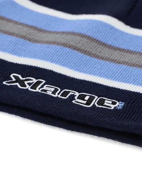 XLARGE（エクストララージ）の「SCRATCH LOGO STRIPED SINGLE