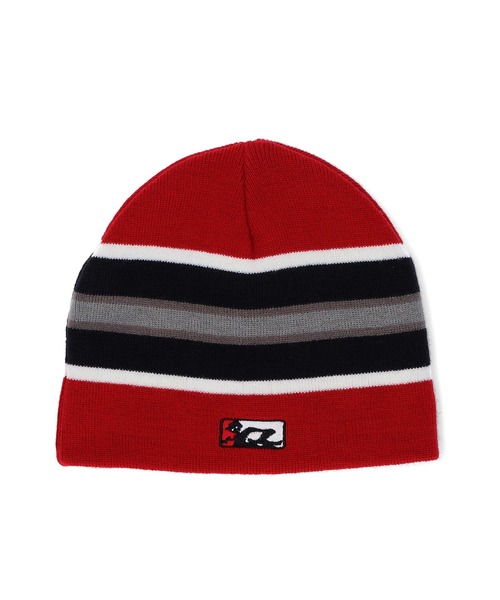 XLARGE（エクストララージ）の「SCRATCH LOGO STRIPED SINGLE BEANIE（ニットキャップ/ビーニー・メンズ・レッド/ブルー/ブラック・ONE SIZE）」の8枚目の写真