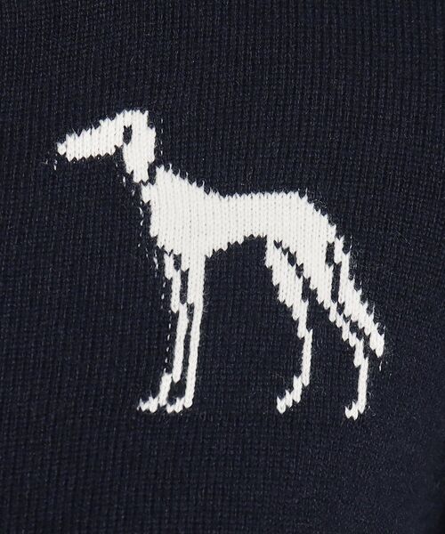 adabat（アダバット）の「◆バックデザインあり フルジップニット（ニット/セーター・レディース・ネイビー/ライトグレー・36/38/40/42）」の10枚目の写真