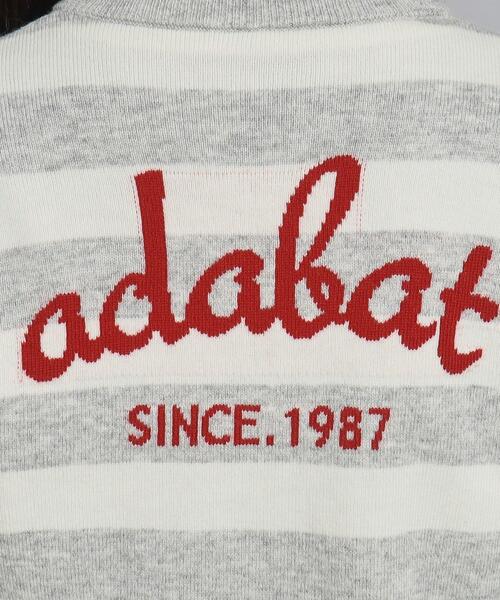 adabat（アダバット）の「◆バックデザインあり フルジップニット（ニット/セーター・レディース・ネイビー/ライトグレー・36/38/40/42）」の14枚目の写真