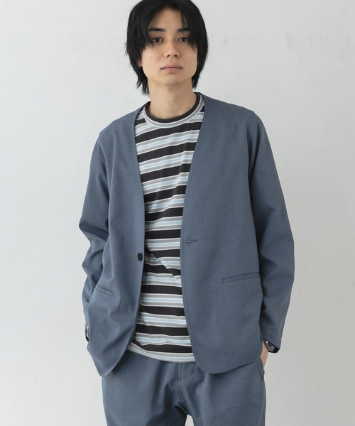 ＦＯＳＳＩ　　 ノーカラージャケット 417 EDIFICE ジャケット ノーカラージャケット 「ZOZO限定」ノー