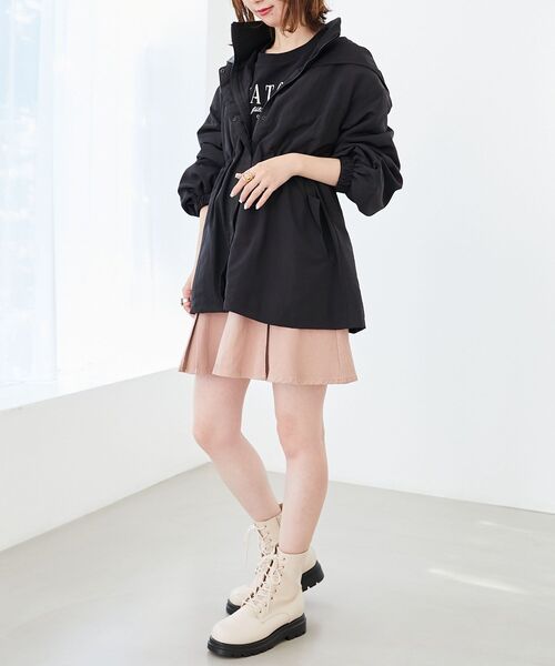 MAJESTIC LEGON（マジェスティックレゴン）の「ボックスプリーツミニスカパン（デニムスカート・レディース・ブラック系その他/グレー/ブルー/ピンク・MEDIUM）」の12枚目の写真