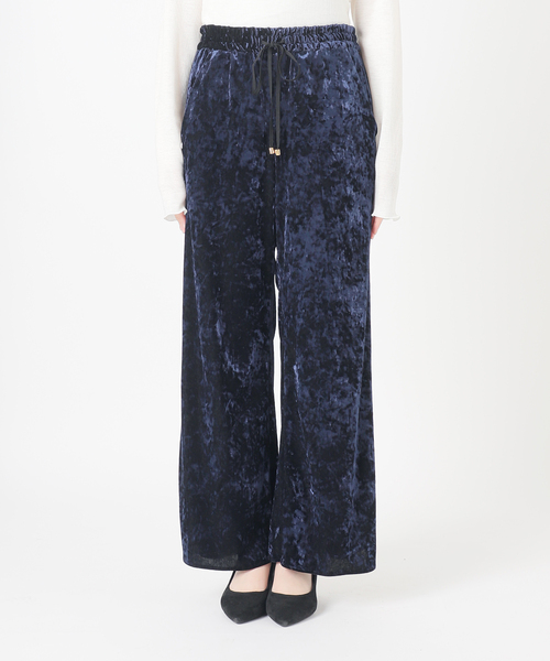 IENA LA BOUCLE（イエナラブークル）の「IENA LA BOUCLE クラッシュベロアイージーパンツ（その他パンツ・レディース・チャコールグレー/ネイビー・34/36/38/40）」の21枚目の写真