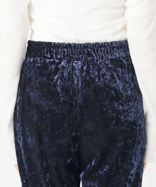 IENA SLOBE スローブ イエナ　クラッシュベロアイージーパンツ　24AW ce017-25320-01b.jpg?basethum=225