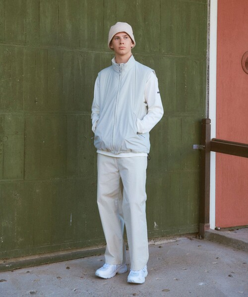 green label relaxing（グリーンレーベルリラクシング）の「コットンツイル ワイドストレート パンツ（その他パンツ・メンズ・ダークグレー/ライトグレー/ダークグリーン・S/M/XL/L）」の5枚目の写真