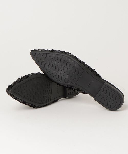 SETUP7（セットアップセブン）の「【SETUP7】スパンコールフラットミュール 結婚式・二次会・披露宴・お呼ばれ・セレモニー・成人式 同窓会・女子会・2次会・謝恩会・パーティー・デート オケージョン・食事会・演奏会・発表会・記念日・七五三・お宮参り　SCCH483（パンプス・レディース・ブラック/シルバー・36/37/38/39）」の3枚目の写真