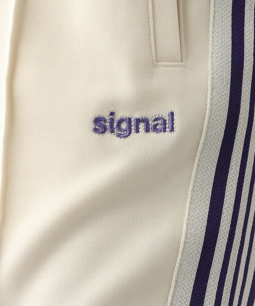 SIGNAL SPORTS(シグナルスポーツ)の「SIGNAL SPORTS/フレアライントラックパンツ(スウェットパンツ・レディース・ホワイト/ピンク/ネイビー・FREE)」の19枚目の写真