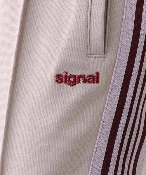 SIGNAL SPORTS(シグナルスポーツ)の「SIGNAL SPORTS/フレアライントラックパンツ(スウェットパンツ・レディース・ホワイト/ピンク/ネイビー・FREE)」の20枚目の写真