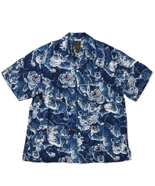 GYPSY&SONS（ジプシーアンドサンズ）の「INDIGO HUNDLED TIGER SHIRTS（シャツ/ブラウス・メンズ・インディゴブルー・LARGE）」の2枚目の写真
