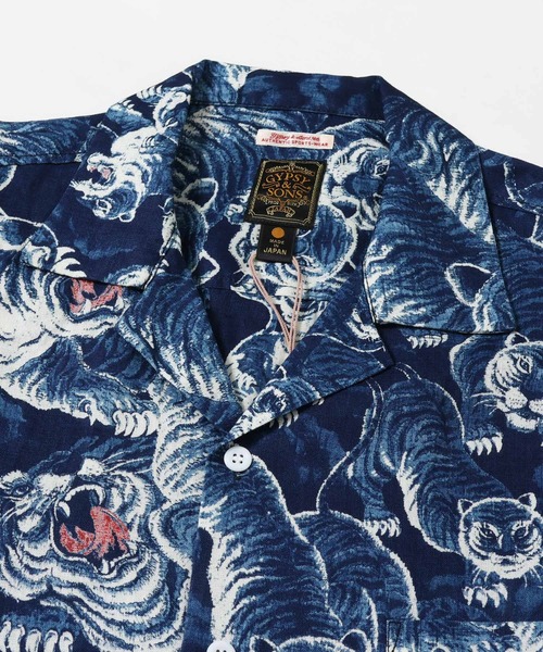 GYPSY&SONS（ジプシーアンドサンズ）の「INDIGO HUNDLED TIGER SHIRTS（シャツ/ブラウス・メンズ・インディゴブルー・LARGE）」の5枚目の写真