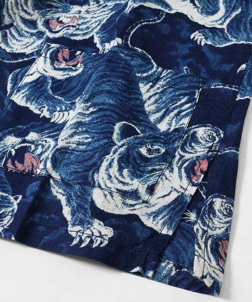 GYPSY&SONS（ジプシーアンドサンズ）の「INDIGO HUNDLED TIGER SHIRTS（シャツ/ブラウス・メンズ・インディゴブルー・LARGE）」の6枚目の写真