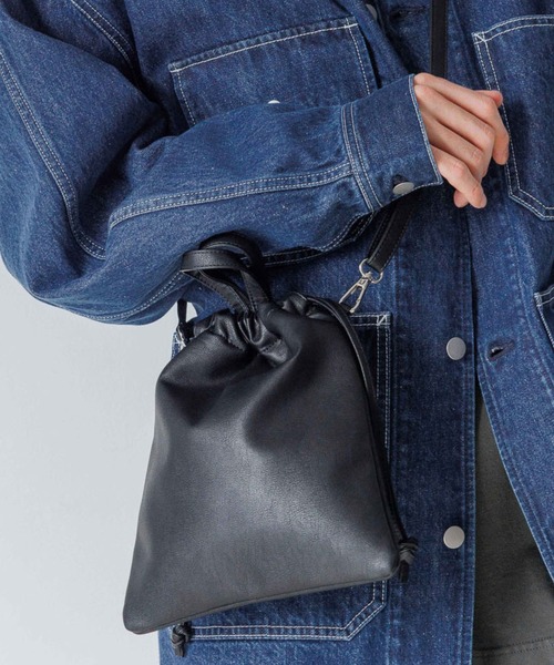 LOWRYS FARM(ローリーズファーム)の「2WAYキンチャクショルダーBAG 104914(ショルダーバッグ・メンズ・ブラック・FREE)」の1枚目の写真