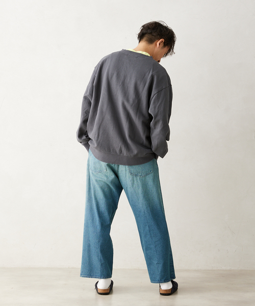 JOURNAL STANDARD relume（ジャーナルスタンダード　レリューム）の「CALIFORNIA UPCYCLE ヘンリーネックスウェット（スウェット・メンズ・ブラック系その他/ライトグレー/ダークブルー・MEDIUM/LARGE）」の13枚目の写真