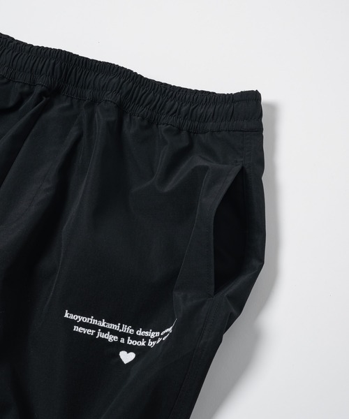 kaoyorinakami(カオヨリナカミ)の「letter ripstop pantst / レターリップストップパンツ(その他パンツ・メンズ・アイボリー/ブラック・X-LARGE/LARGE/MEDIUM/SMALL/X-SMALL)」の8枚目の写真