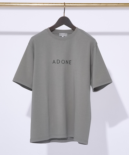 ABAHOUSE GRAY（アバハウスグレイ）の「【ADONE】ベアポンチ ロゴ 半袖Tシャツ（Tシャツ/カットソー・メンズ・ブラック/グレー/ホワイト/グレイッシュベージュ/モカ・46/48）」の3枚目の写真