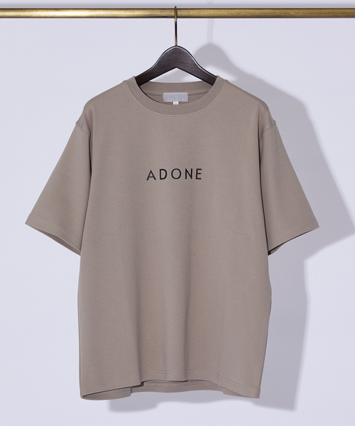 ABAHOUSE GRAY（アバハウスグレイ）の「【ADONE】ベアポンチ ロゴ 半袖Tシャツ（Tシャツ/カットソー・メンズ・ブラック/グレー/ホワイト/グレイッシュベージュ/モカ・46/48）」の4枚目の写真