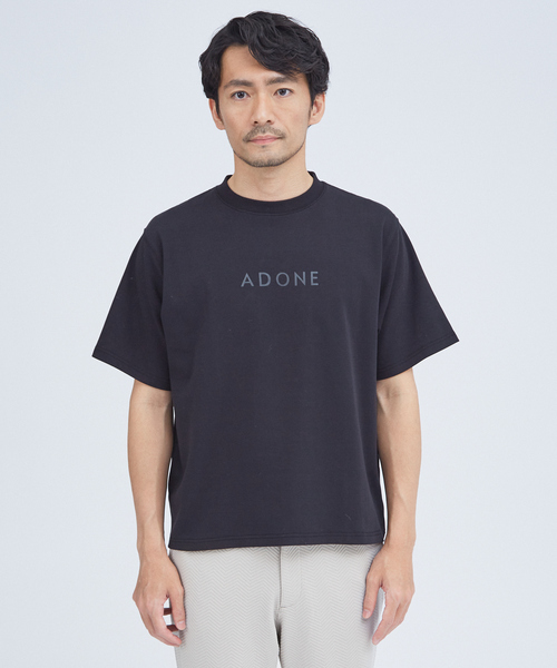ABAHOUSE GRAY（アバハウスグレイ）の「【ADONE】ベアポンチ ロゴ 半袖Tシャツ（Tシャツ/カットソー・メンズ・ブラック/グレー/ホワイト/グレイッシュベージュ/モカ・46/48）」の7枚目の写真
