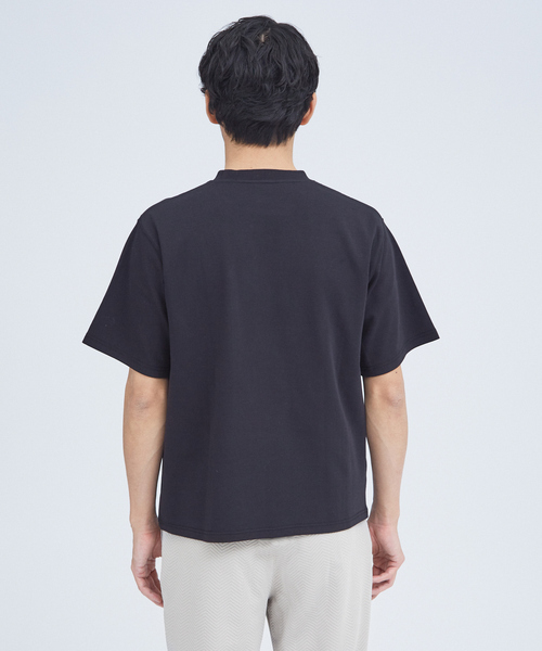 ABAHOUSE GRAY（アバハウスグレイ）の「【ADONE】ベアポンチ ロゴ 半袖Tシャツ（Tシャツ/カットソー・メンズ・ブラック/グレー/ホワイト/グレイッシュベージュ/モカ・46/48）」の9枚目の写真