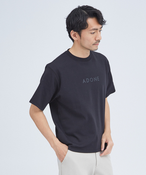 ABAHOUSE GRAY（アバハウスグレイ）の「【ADONE】ベアポンチ ロゴ 半袖Tシャツ（Tシャツ/カットソー・メンズ・ブラック/グレー/ホワイト/グレイッシュベージュ/モカ・46/48）」の14枚目の写真